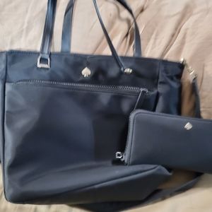 Kate Spade Canvas with matching wallett